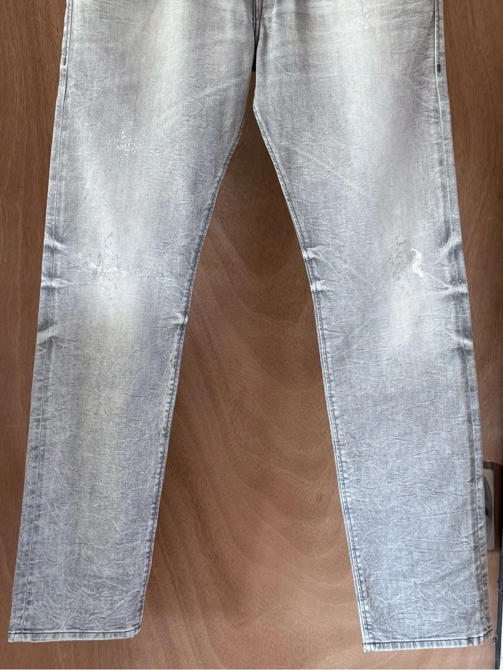 Diesel Buster Slim Tapered Jeans R99J6 Grey Stretch Men's W33 L32 NWT
